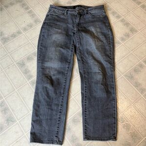 Talbots flawless five pocket Gray jeans Slim Ankle Curvy